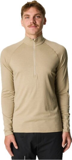 Houdini M"s Puremerino Half Zip Powder Green L