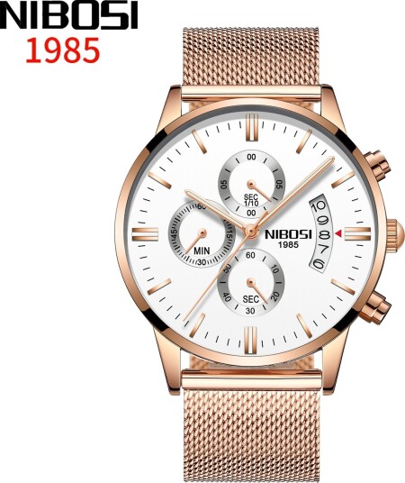 Nibosi Revenant Rose Gold Silver