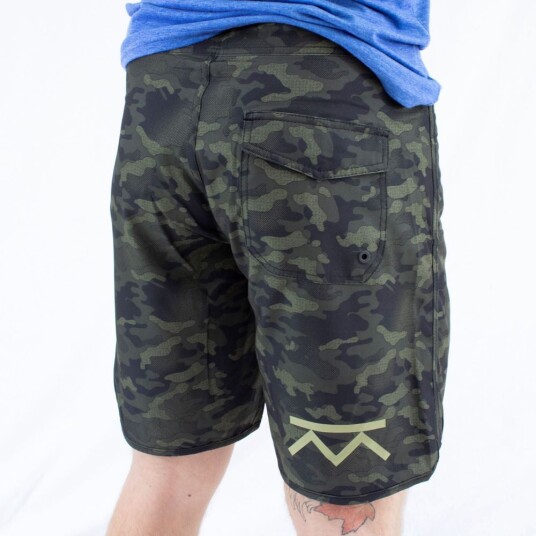 Kraftmark Boardshorts Camo Green Men