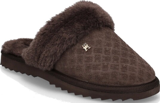 Tommy Hilfiger Th Premium Shearling Shoes - FONDANT BROWN - 40 x 39