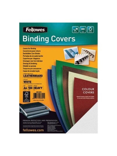 Fellowes Delta - 100 pcs. - 250 g/m² - binding cover - Binding cover Fellowes Delta - 100 pcs. - 250 g/m² - binding cover - Binding cover