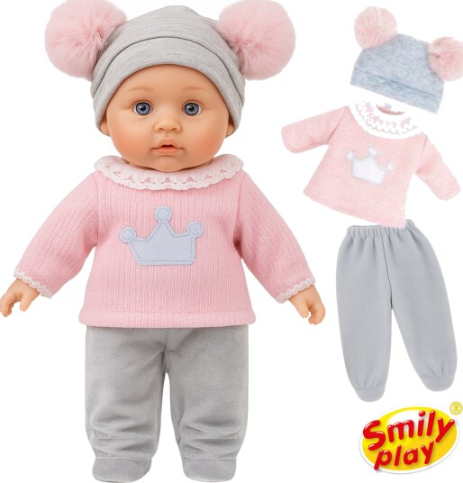 Smily Play Babydukke Julie Med 60 Engelske Ord Og Sanger 2+ år