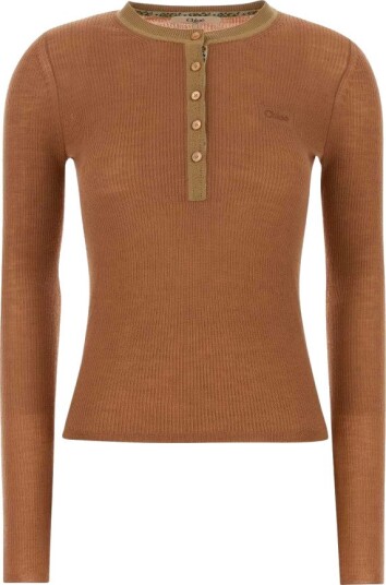 Chloé Dame Topper Brun L,