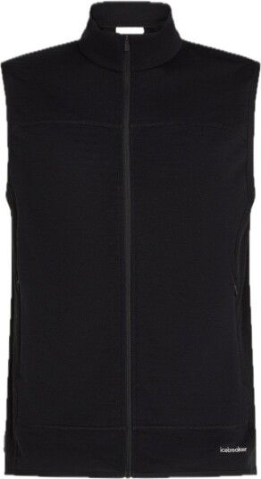 Icebreaker Men Merino Blend 300 Realfleece™ Descender Vest Black L