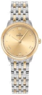 Omega Dameklokke 434.20.28.60.08.001 De Ville Prestige Gull/18 karat
