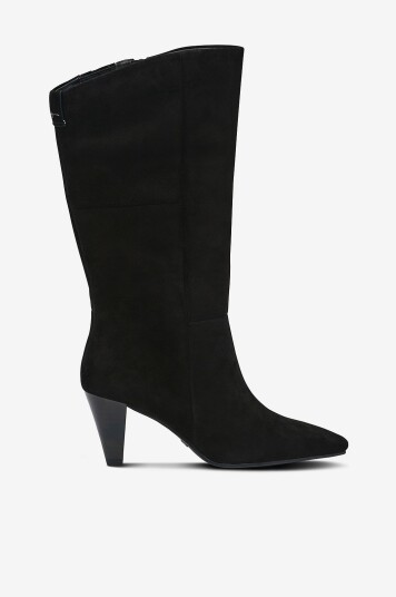Tamaris Støvler Tall Suede Svart