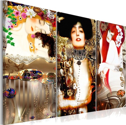 Bilde Three Women 3 Parts 90x60 Artgeist sp. z o. o.