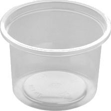 Dressingbæger 100 Ml Ø72x45 Mm Pp Semi Klar,20 Ps X 50 Stk/Krt