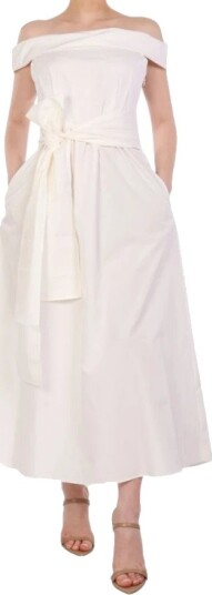 Weekend Max Mara Dame Kjoler Hvit L, Weekend Max Mara Dame Kjoler Hvit L,