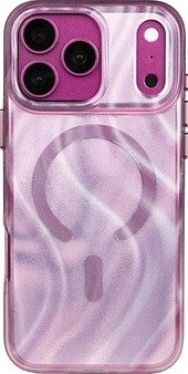 MTP Products iPhone 18 Pro/17 Pro Mutural magnetisk glitrende hybrid-deksel Lilla