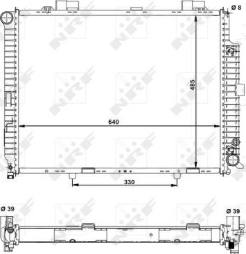 Radiator NRF 50575