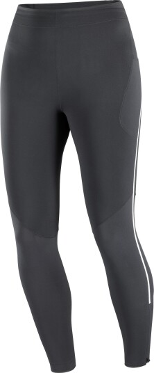 Salomon Women"s Sense Aero Stow Tights Deep Black Deep Black/ L/Regular