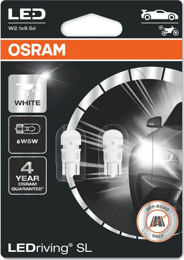 Osram Ledriving Sl W5w 6000k (Sett) Osram Ledriving Sl W5w 6000k (Sett)