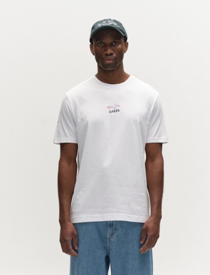 Gabba Gabnigel Nando Ss T Shirt Gots   White   S