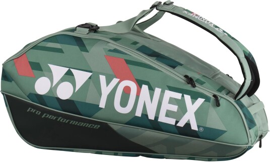 Yonex Pro Racket Bag x12 Olive Green Yonex Pro Racket Bag x12 Olive Green