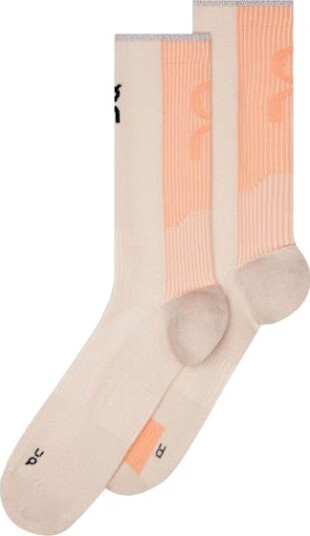 On Performance Run Sock High Unisex Pearl/Sunstone 35 - 38.5