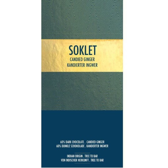 Kaffebox Soklet Dark with Candied Ginger 60% Kaffebox Soklet Dark with Candied Ginger 60%