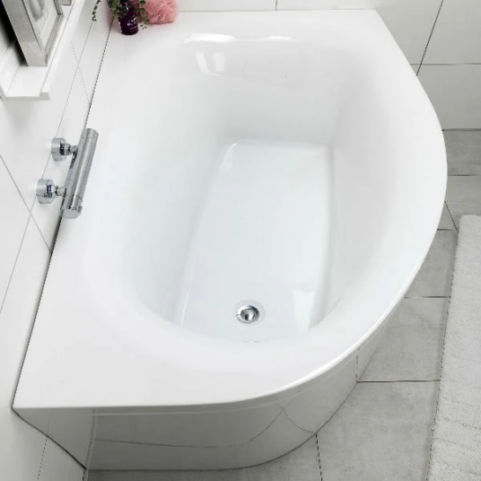 Noro Soft 160 Hjørnekar 1600x1000 mm, Venstre