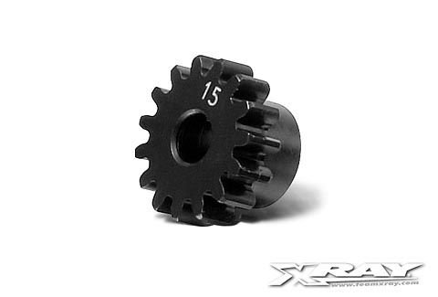 Xray 355715 Steel Pinion Gear 15T Mod1 - XB9E & XB808E etc Xray 355715 Steel Pinion Gear 15T Mod1 - XB9E & XB808E etc