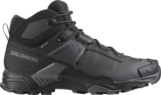 Salomon Mens X Ultra 5 Mid GORE-TEX Black/asphalt/castlerock 42 2/3" Salomon Mens X Ultra 5 Mid GORE-TEX Black/asphalt/castlerock 42 2/3"
