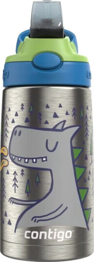 Contigo Kids Cleanable Ss Matcha Dragon 380 Ml Contigo Kids Cleanable Ss Matcha Dragon 380 Ml