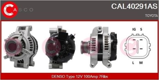 Dynamo CASCO CAL40291AS Dynamo CASCO CAL40291AS