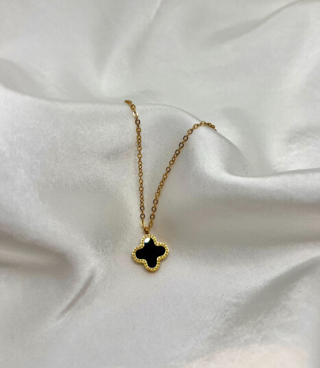 Aiyanna Eli Clover Necklace S.Steel Aiyanna Eli Clover Necklace S.Steel