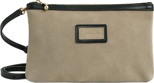 GANT Suede Crossbody Bag   Beige   ONE SIZE