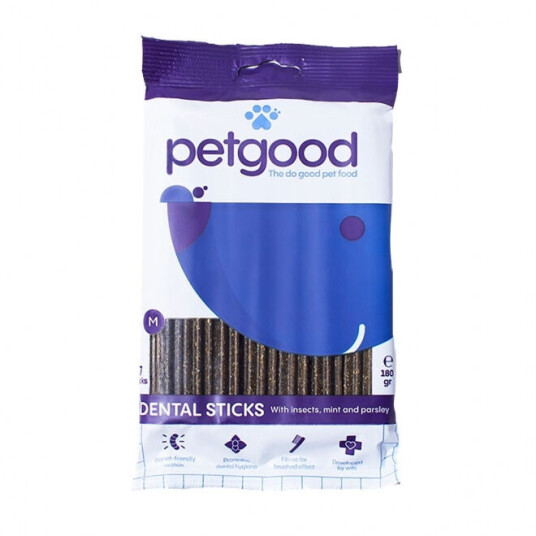 Petgood Dental Sticks med Insektsprotein for Voksne Hunder 7-pakning Petgood Dental Sticks med Insektsprotein for Voksne Hunder 7-pakning