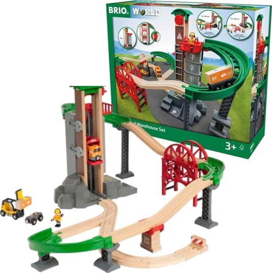 Brio World Løft Og Last Lagersettet 33887 Brio World Løft Og Last Lagersettet 33887