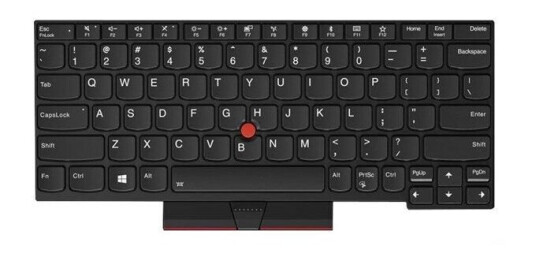 Lenovo Chicony - Brbart tastatur - til utskifting - Amerikansk Engelsk - Svart Lenovo Chicony - Brbart tastatur - til utskifting - Amerikansk Engelsk - Svart