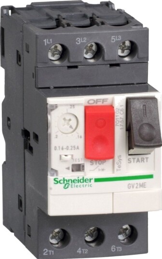 Schneider Electric Motor Bryter 3P 0,55Kw 1,0 1,6A Pl Gv2me06ap Schneider Electric Motor Bryter 3P 0,55Kw 1,0 1,6A Pl Gv2me06ap
