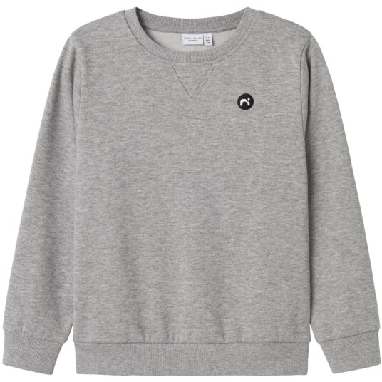 Name It Grey Melange Vimo Collegegenser Noos 146-152 Name It Grey Melange Vimo Collegegenser Noos 146-152