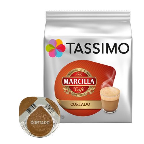 Tassimo Marcilla Cortado til Tassimo. 16 kapsler Tassimo Marcilla Cortado til Tassimo. 16 kapsler