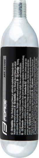 FORCE Co2 patron 16 gram med gjenger FORCE Co2 patron 16 gram med gjenger