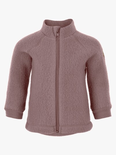 Mikk Line Fleecejakke Merinoull Twilight Mauve 116