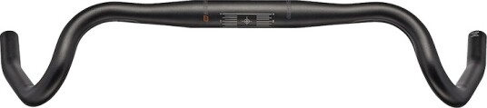 Ergotec styre til gravel Ø31,8 mm 480/620 mm bred - safety level 5 sort
