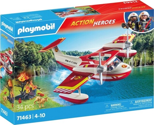 Playmobil Action - Firefighting Sea plane with extinguishing function