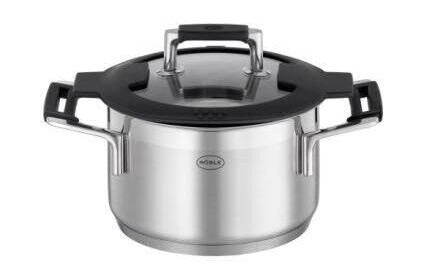 Rösle Pot with glass lid Silence Pro 1.9 litre 16 cm Steel Rösle Pot with glass lid Silence Pro 1.9 litre 16 cm Steel