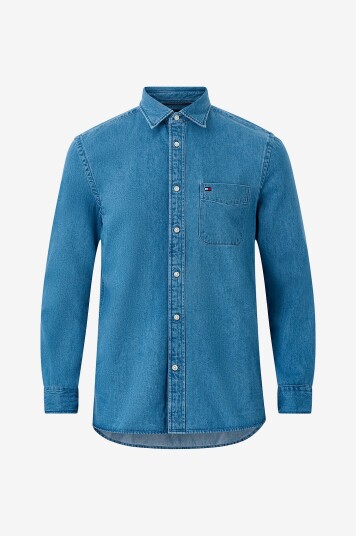 Tommy Hilfiger - Denimskjorte Denim RF Shirt - Blå