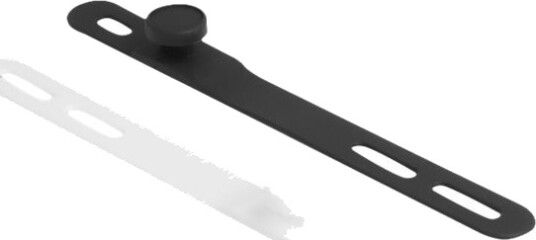 Delock 19005, Avtakbart Buntebånd, Silikon, Sort, Hvit, 118 Mm, 12 Mm, 10 Stk.