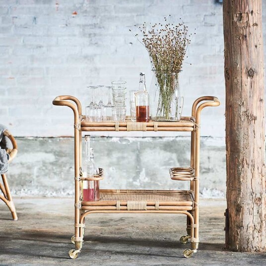 Sika Design Serveringsvogn Carlo i antikk rotting