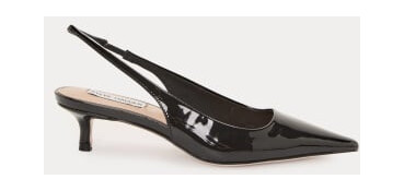 Steve Madden Kari Slingback Black Patent 37