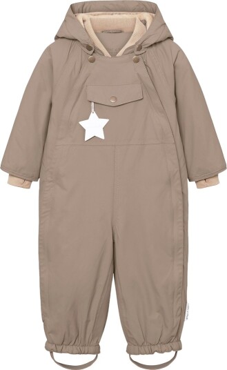 Mini A Ture Vinterdress MatWisti Fleece Grey Brown Mini A Ture 1½ år (86) Vinterdress Beige Brun Grå