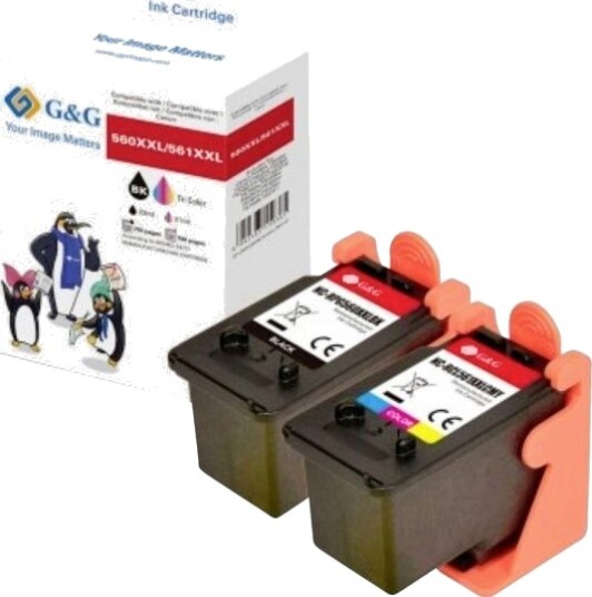 G&G Canon PG560XL/CL561XL kompatible blekkpatroner XXL GG 20635