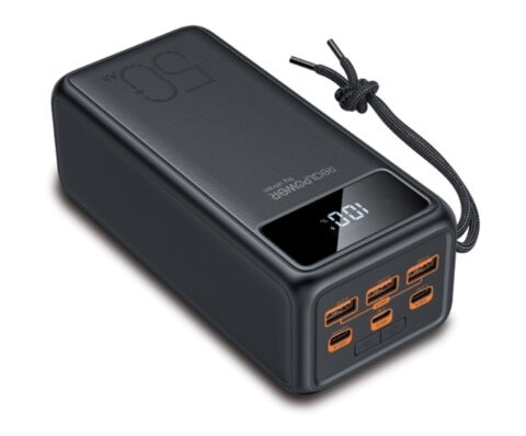 Realpower Pb-56000 Pd Pro, 56000 Mah, Litiumpolymer (Lipo), 130 W, Svart