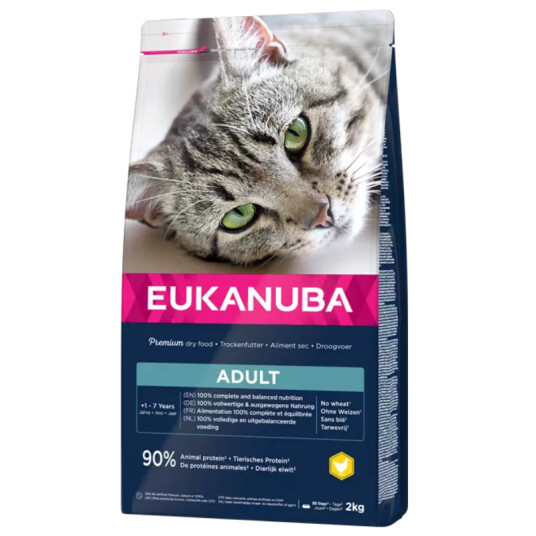 Eukanuba Tørrfôr til Voksen Katt med Kylling 10 kg - Helse og Pelspleie Eukanuba Tørrfôr til Voksen Katt med Kylling 10 kg - Helse og Pelspleie