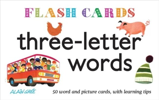 Three-Letter Words - Flash Cards Av A Gre