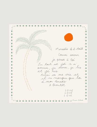 Maison Labiche Guenot Postcard White ONE SIZE