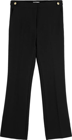 Tommy Hilfiger Punto Gold Button Slim Bootcut Black 42